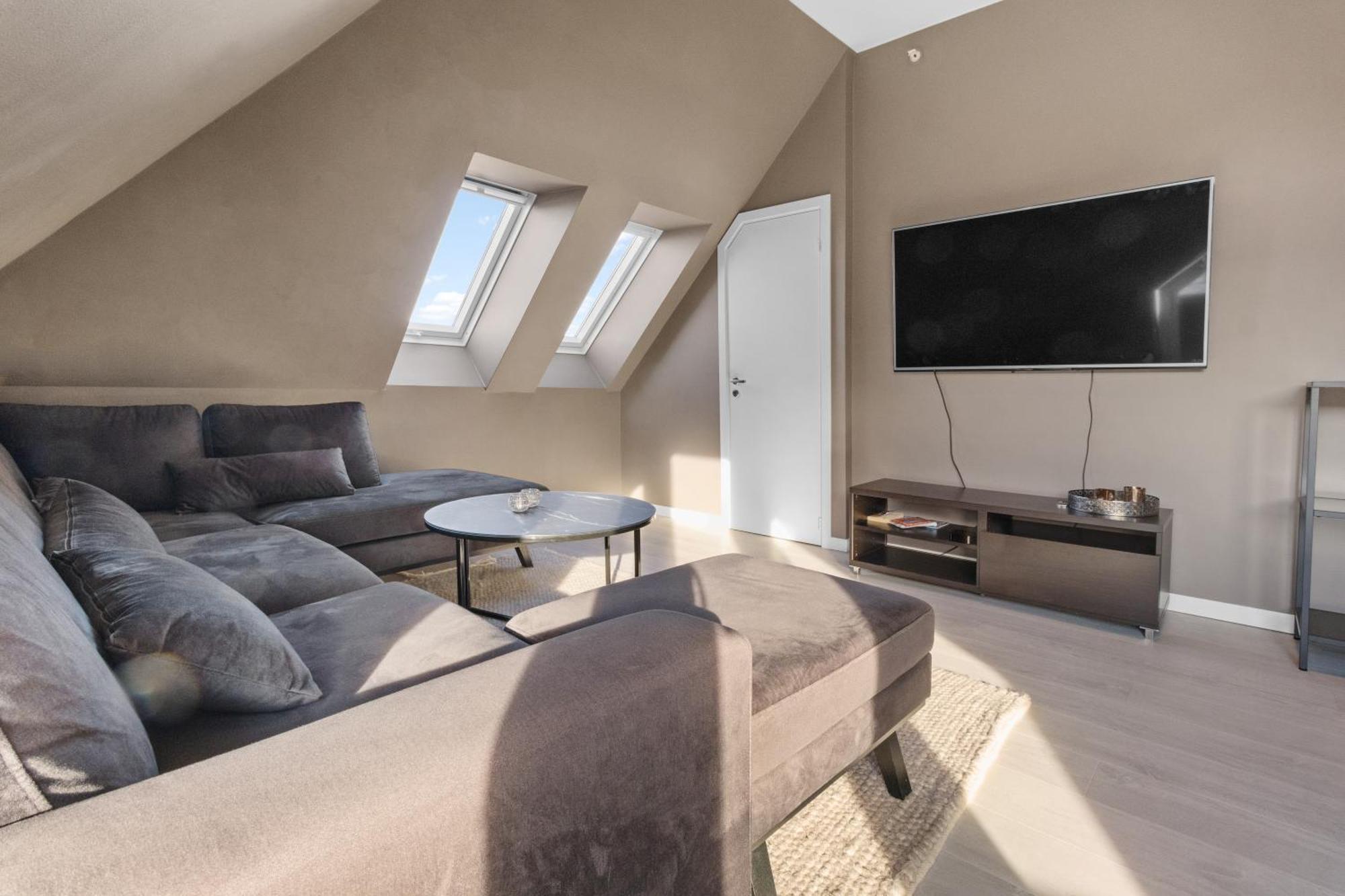 Penthouse Apartment In ベルゲン エクステリア 写真
